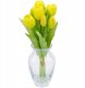 Saska Garden BUKIET 7 TULIPANÓW ŻÓŁTYCH 31CM JAK ŻYWYCH DEKORACJA WIOSENNA 1
