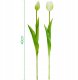 Saska Garden BUKIET 5 TULIPANÓW BIAŁYCH 39CM JAK ŻYWYCH DEKORACJA WIOSENNA 5