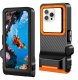 Tech-Protect TECH-PROTECT IPX8 PRO UNIVERSAL DIVING WATERPROOF CASE BLACK/ORANGE 3