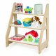 OBUBU Regał Montessori na książki i zabawki Dąb/Biały 3
