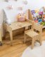 OBUBU Zestaw biurko z krzesełkiem rosnące razem z dzieckiem dąb 1