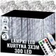 ExtraLink Extralink | Kurtyna świetlna LED | zimne, 3x3m, 300x LED, lampki choinkowe, świąteczne, girlanda, 5V USB 2