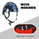 No Fear KASK ROWEROWY DZIECIĘCY REGULOWANY NO FEAR MOHAWK R.(48-52CM) BLACK/ BLUE 2
