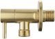 Rea Zawór kątowy 1/2" x 3/8" Złoty szczotkowany 3