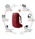Plecak turystyczny Gregory Gregory JADE 28 LT, backpack dark red, 28 liters 3