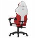 Krzesło biurowe Huzaro Force 2.7 czerwonego weluru krzesło gamingowe 4