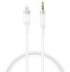 Kabel XO kabel audio NB-R279A Lightning - jack 3,5mm 1,0m biały 1