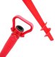 ProBeach BAZA MOCOWANIE DO PARASOLA PLASTIKOWA WKRĘCANA 39CM CZERWONA 3