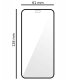 SpaceCase Szkło hartowane SPACECASE Glass 5D do iPhone 12 Mini 3
