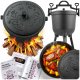 Berdsen Kociołek żeliwny 8l garnek myśliwski pieczonki na ognisko grill BD-482 348200 1