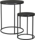 Home Styling Collection Zestaw 2 stolików z marmurowym blatem MARMER 1