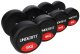 UnderFit Zestaw hantli UF13004 gumowanych 2 x 10-30 kg 4