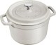 STAUB STAUB LA COCOTTE Garnek żeliwny okrągły wysoki 4.8 ltr, truflowy 2