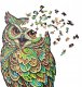 Mruu&Pruu Puzzle Drewniane Sowa 430 el. Puzzle sowa Puzzle drewniane ptak Mądra Sowa 4