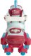 Hudora HUDORA My First Quad LED roller skates, size 30-33, red/light blue, with LED lighting 2