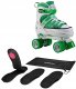 Rolki Hudora HUDORA Roller Skates size 28-31, roller skates green/white, sneaker look 5