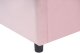 Beliani Łóżko dziecięce z pojemnikiem Korona Welur GRISETOT 90 x 200 cm ze schowkiem Różowy 12