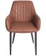 Beliani Zestaw 2 krzeseł do jadalni WELLSTON Brązowy 5