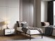 Auping Stelaż Łóżka BED ALU 80x200 Metalowy Drewniane Listwy Nowoczesny CZARNY 3