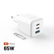 Ładowarka Fixed Mini 1x USB-A 2x USB-C 3.25 A (FIXCG65M-2C1A-WH) 1
