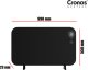 Grzejnik Cronos Grzejnik elektryczny na podczerwień 750W Panel promiennik IR Cronos MT750TWP Full Black WiFi 10