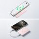 Powerbank Baseus Indukcyjny 10000mAh 22.5W MagSafe z kablem USB-C 20V/3A 0.3m - różowy Powerbank indukcyjny 10000mAh 22.5W EnerFill FM11 Ultra-Mini MagSafe z kablem USB-C - różowy (6932172691622) 6