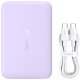 Powerbank Baseus Powerbank indukcyjny 10000mAh 22.5W MagSafe z kablem USB-C 20V/3A 0.3m - fioletowy Powerbank indukcyjny 10000mAh 22.5W MagSafe z kablem USB-C 20V/3A 0.3m - fioletowy 4