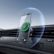 Baseus Uchwyt magnetyczny z ładowarką indukcyjną do smartfona na kratkę nawiewu Qi2- czarny Uchwyt magnetyczny z ładowarką indukcyjną do smartfona na kratkę nawiewu Qi2- czarny 8