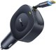 Ładowarka Baseus Ładowarka samochodowa USB-C ze zwijanym kablem USB-C 30W - czarna Ładowarka samochodowa USB-C ze zwijanym kablem USB-C 30W - czarna 1