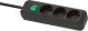 Brennenstuhl EXT CORD 1152300025 1.5M 3V BLACK 3