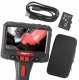 Unit 360 degrees czerwony przemysłowy boroskop 5 0" 70 degrees 8 mm 1 m CMOS IP67 32 GB UNI-T UT663B (6935750566329) 5