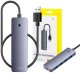 HUB USB Baseus Baseus 4w1 UltraJoy Lite 50cm USB-A do 4x USB 3.0 + USB-C 5V (szary) 2