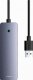HUB USB Canyon Adapter USB-A na USB 3.0 4 porty + USB-C ładowania 15 cm szary 2