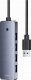 HUB USB Canyon Adapter USB-A na USB 3.0 4 porty + USB-C ładowania 15 cm szary 3