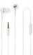 Słuchawki Eko-Light Słuchawki przewodowe z wtykiem 3,5 mm i wbudowanym mikrofonem białego koloru 1