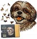 Mruu&Pruu Puzzle Drewniane Shih Tzu Uroczy Piesek 400 el. 3 mm Układanka drewniana 1