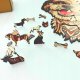 Mruu&Pruu Puzzle Drewniane Shih Tzu Uroczy Piesek 400 el. 3 mm Układanka drewniana 6