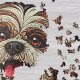 Mruu&Pruu Puzzle Drewniane Shih Tzu Uroczy Piesek 400 el. 3 mm Układanka drewniana 8
