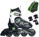 Rolki Muuwmi Muuwmi Adjustable Children's Inline Skates Size 33-36 (green/black, including protector set size S) 2