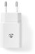 Ładowarka Nedis Nedis WCHAU242AWT ładowarka do urządzeń przenośnych Uniwersalne Biały Prąd przemienny Wewnętrzna 5