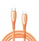 Kabel USB Joyroom Kabel Joyroom S-A59 Vibrant Series 30W USB-C - Lightning 1,2m - pomarańczowy 1