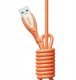Kabel USB Joyroom Kabel Joyroom S-A59 Vibrant Series 30W USB-C - Lightning 1,2m - pomarańczowy 5