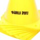 Gorilla Sports Zestaw 10 pylonowych stożków 17cm żółtych 4