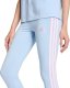 Adidas Legginsy damskie adidas Essentials 3-Stripes Cotton błękitne KD2352 2XL 4