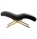 Activeshop Fotel zabiegowy do rzęs Sillon Alba czarny ze złotą podstawą 4