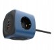 Ładowarka Beline Kostka zasilająca 6w1 Cellline Power Socket Cube 2500W USB/2xUSB-C 65W niebieski 6