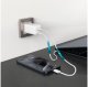 Ładowarka LMP USB-C GaN Dual Power Adapter 65W, QC 3.0 & PD, for all iPhone, iPad and other USB-C devices, variable charging power (max. 65W), 2 USB-C port, white 7