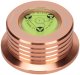 Gramofon Docisk płyt winylowych gramofonowy stabilizator aluminiowy kolor MIEDZIANY 1
