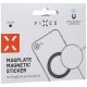 Fixed Naklejka magnetyczna na telefony komórkowe do wykorzystania technologii MagSafe- MagPlate, czarna 5