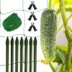 GardenPlus Podpora z siatką na pomidory - Stelaż ogrodowy na pnącza 16mm 1,5x2,6m 1